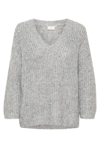 Kaffe - KAvinda Knit Pullover - Silver