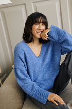 Load image into Gallery viewer, Kaffe - KAfridana Pullover - Ebb And Flow
