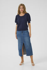 Load image into Gallery viewer, Kaffe - KAregina Pullover - Midnight Marine
