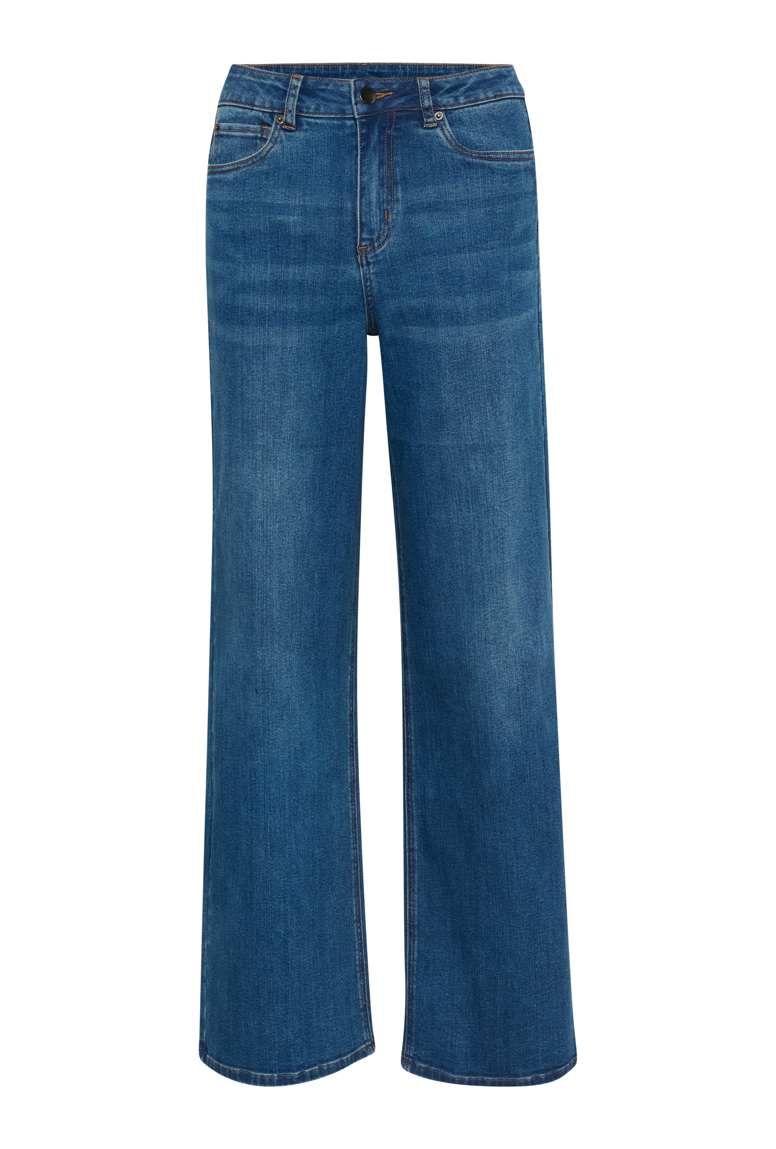 Kaffe - KAsinem High Waist Jeans - Medium Blue Denim