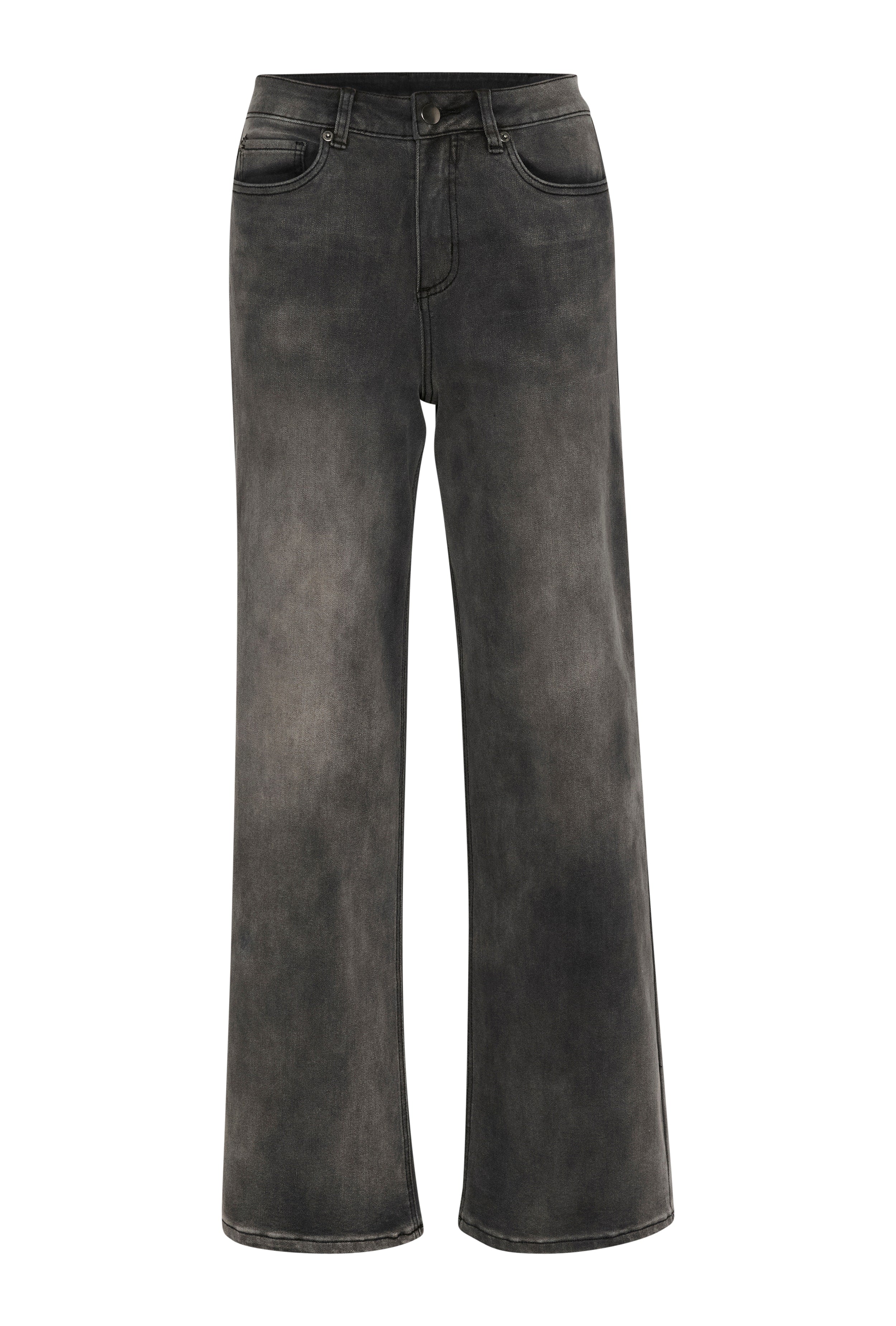 Kaffe - KAsinem High Waist Jeans - Medium Grey Denim