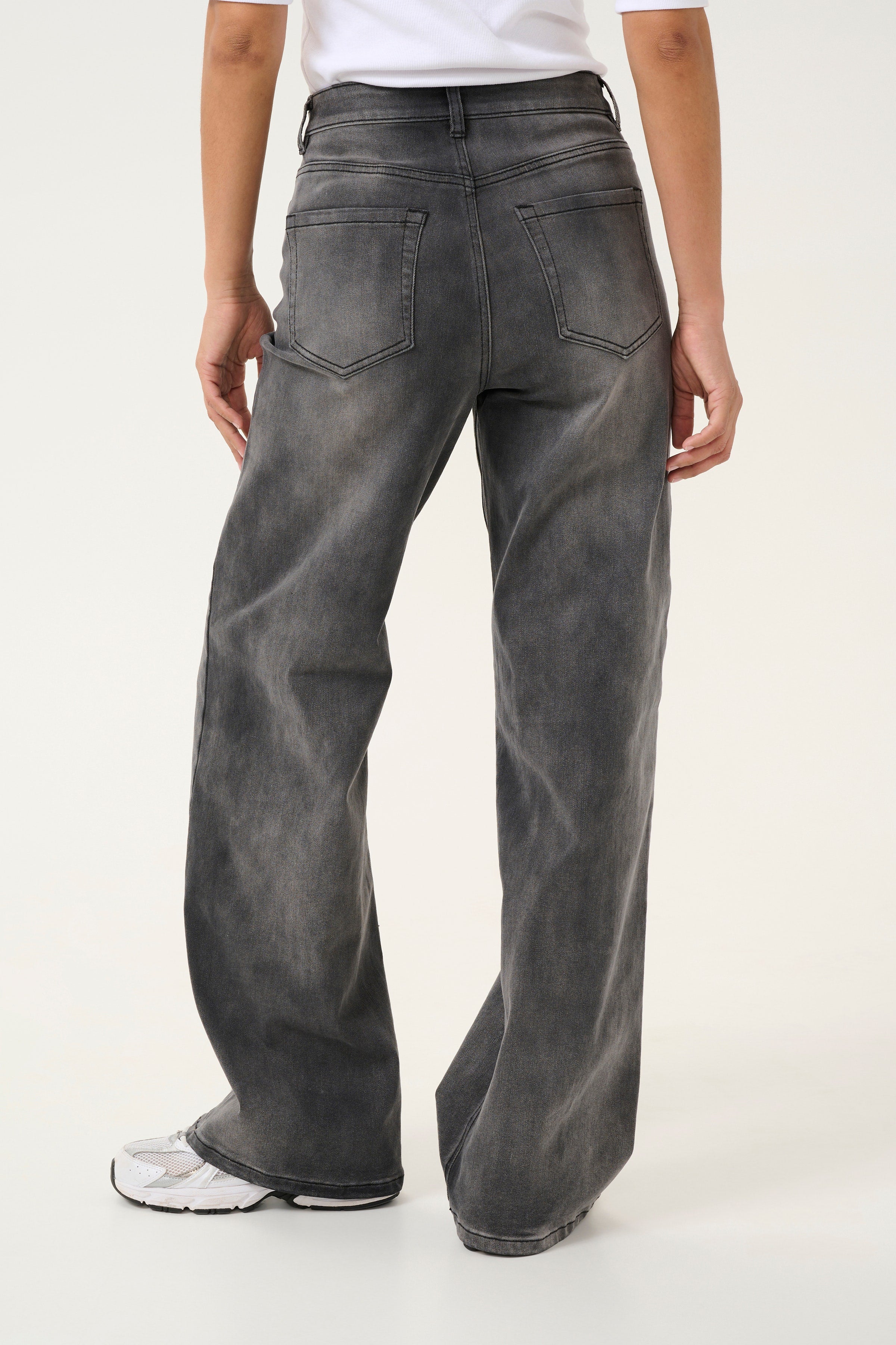 Kaffe - KAsinem High Waist Jeans - Medium Grey Denim