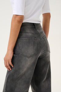 Kaffe - KAsinem High Waist Jeans - Medium Grey Denim