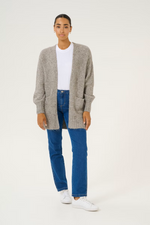 Load image into Gallery viewer, Kaffe - Katrina Knit Cardigan - Elephant Skin Melange
