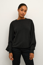 Load image into Gallery viewer, Kaffe - KAlone Knit Pullover - Black Deep
