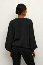 Load image into Gallery viewer, Kaffe - KAlone Knit Pullover - Black Deep
