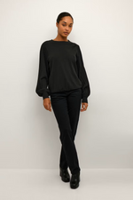 Load image into Gallery viewer, Kaffe - KAlone Knit Pullover - Black Deep
