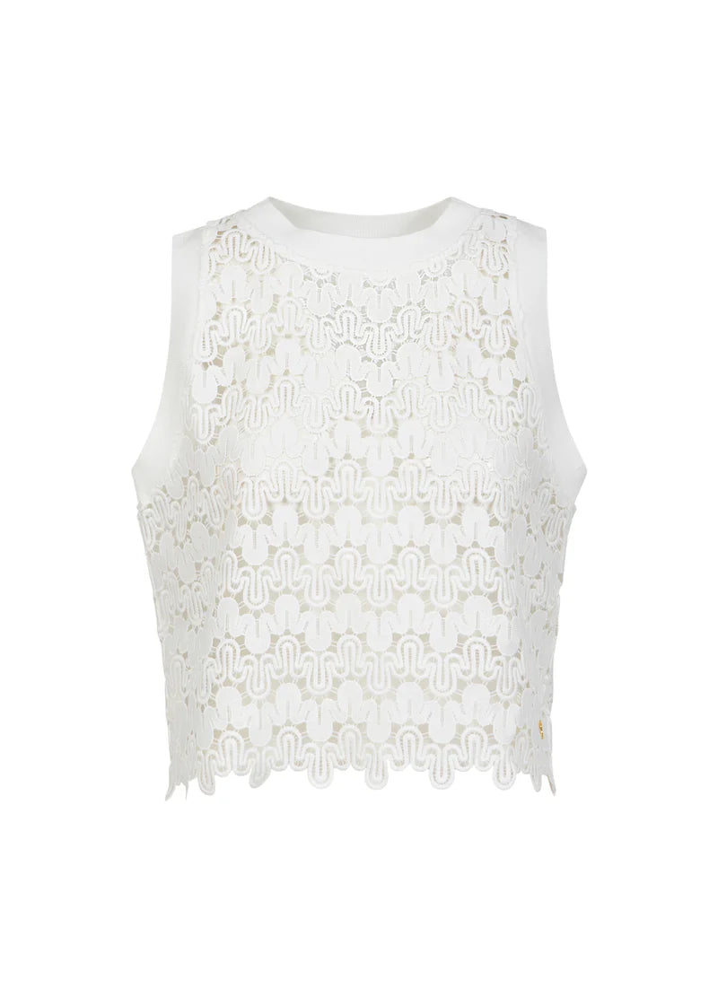 Coster Copenhagen - White Lace Top