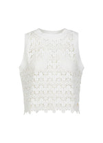 Load image into Gallery viewer, Coster Copenhagen - White Lace Top
