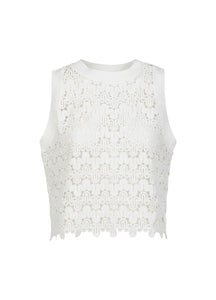Coster Copenhagen - White Lace Top
