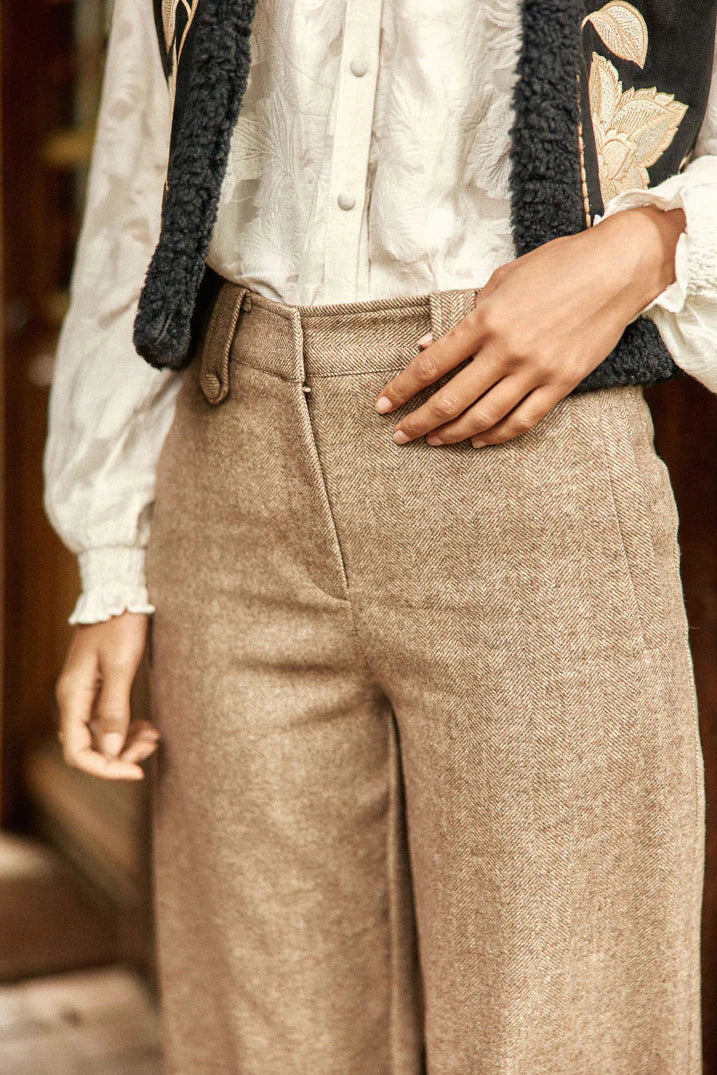 La Petite Etoile - Phoebe Pants - Marron Brown