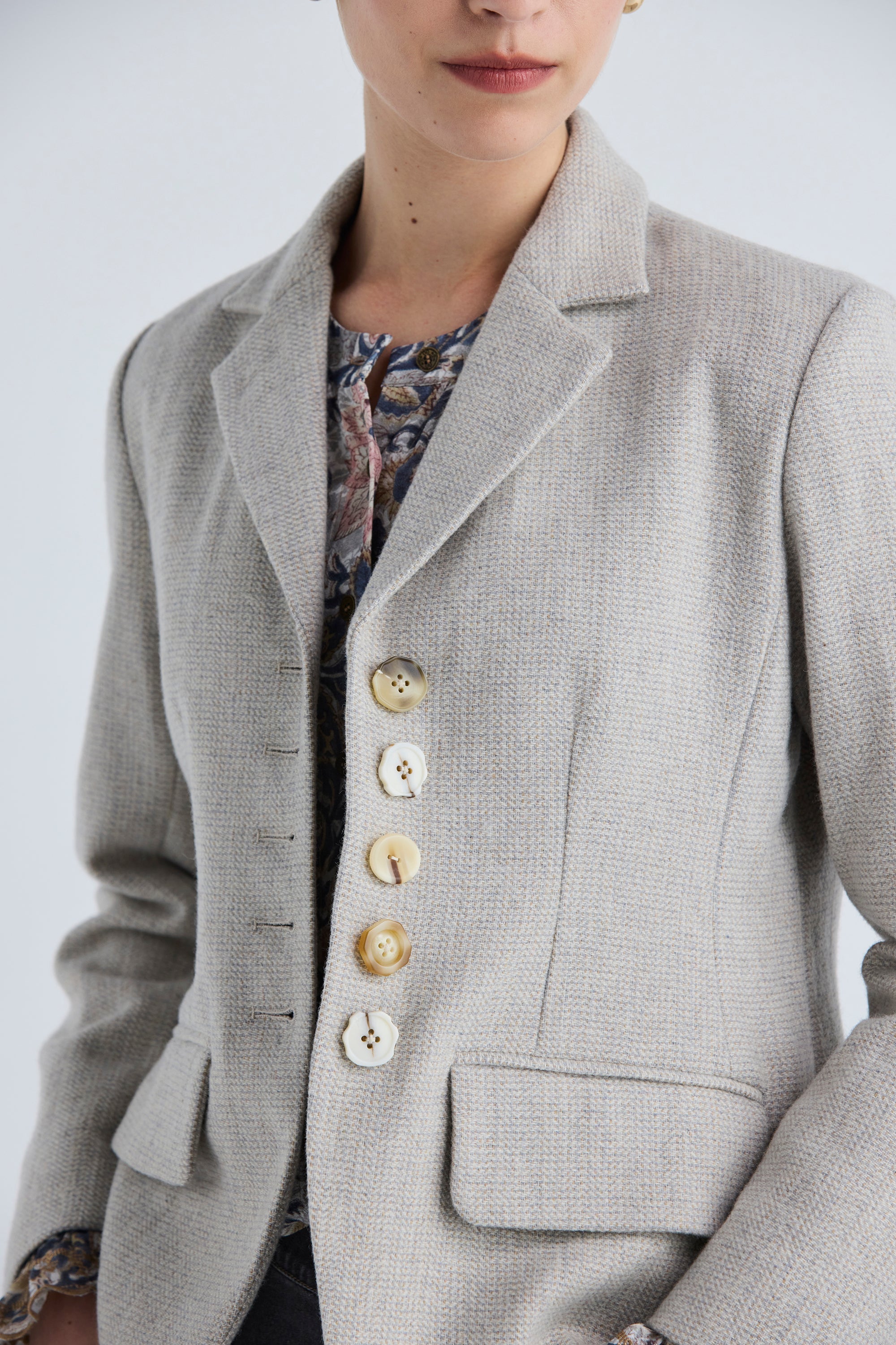 Lania - Grove Jacket - Pearl