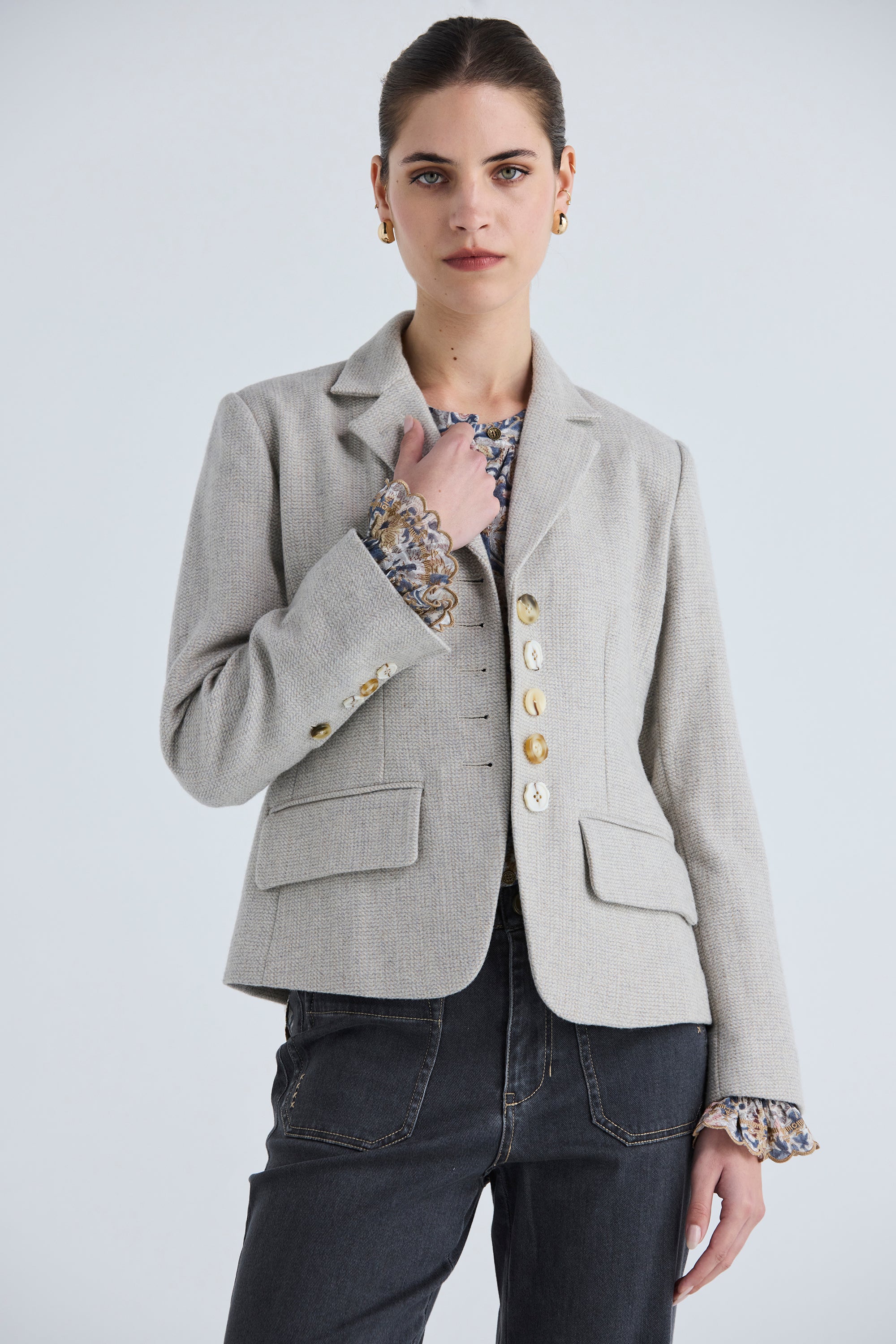 Lania - Grove Jacket - Pearl
