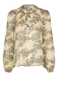 Second Female - Maje Printed Blouse - Anise Flower