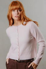 Load image into Gallery viewer, Bridge And Lord - Marnie Cropped Cardi - Pale Pink
