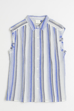 Load image into Gallery viewer, Indi And Cold - Lore Camisa Top - Azul
