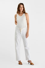 Load image into Gallery viewer, Le Temps Des Cerises - Madie Jeans - White
