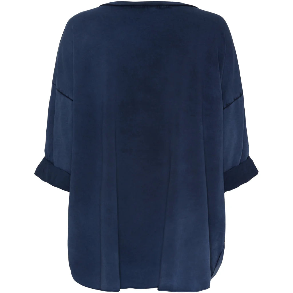 Marta Du Chateau - Mdclora Blouse - Navy