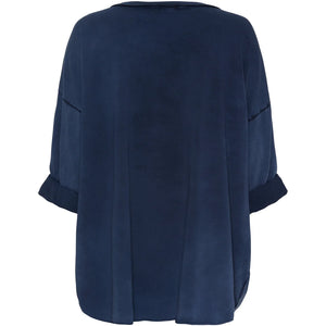 Marta Du Chateau - Mdclora Blouse - Navy