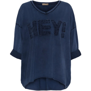 Marta Du Chateau - Mdclora Blouse - Navy
