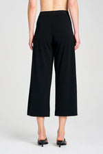 Load image into Gallery viewer, Mela Purdie - Cropped Palazzo Pant - Black
