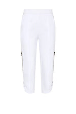 Load image into Gallery viewer, Mela Purdie - Cropped Zip Cargo - White
