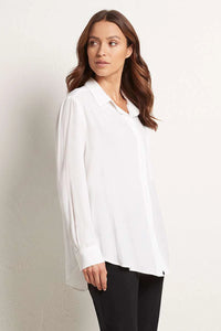 Mela Purdie - Single Pocket Shirt - White