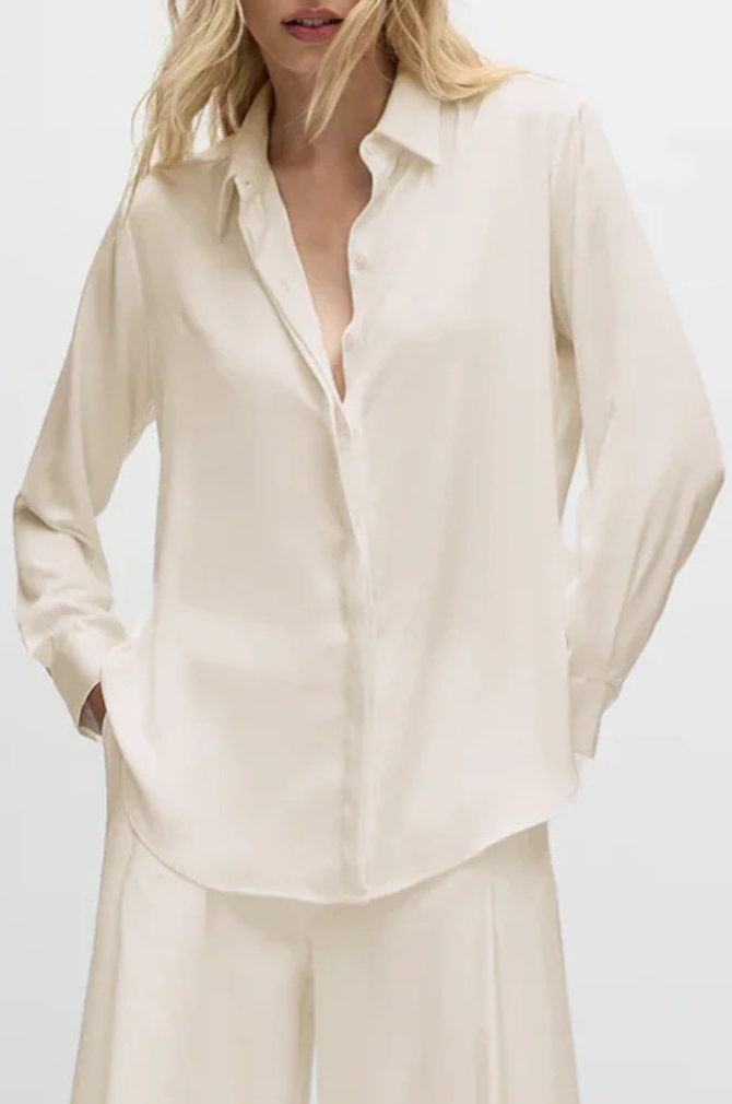 Mela Purdie - Soft Shirt - Meringue