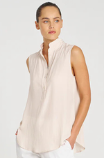 Load image into Gallery viewer, Mela Purdie - Tab Slide Tank - Meringue
