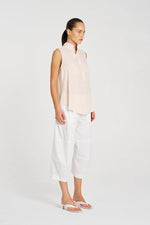 Load image into Gallery viewer, Mela Purdie - Tab Slide Tank - Meringue

