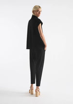 Load image into Gallery viewer, Mela Purdie - Zip Front Shell Top - Black
