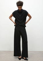 Load image into Gallery viewer, Mela Purdie - Zip Front Shell Top - Black
