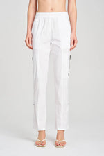 Load image into Gallery viewer, Mela Purdie - Zip Cargo - White
