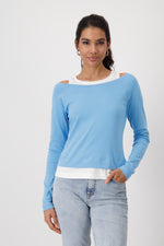 Load image into Gallery viewer, Monari - 2 in 1 T-Shirt - Spring Water
