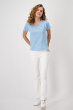Load image into Gallery viewer, Monari - Basic Flame T-Shirt - Spring Water
