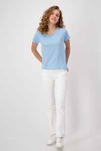 Monari - Basic Flame T-Shirt - Spring Water