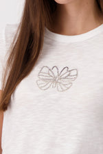 Load image into Gallery viewer, Monari - Butterfly T-Shirt - White
