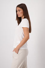 Load image into Gallery viewer, Monari - Butterfly T-Shirt - White
