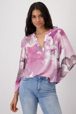 Load image into Gallery viewer, Monari - Floral Print Allover Blouse - Blossom
