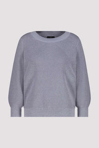 Monari - Pearl Lurex Sweater - Purple