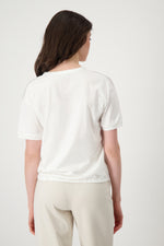 Load image into Gallery viewer, Monari - Pocket Jersey Blouse - Off White

