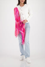 Load image into Gallery viewer, Monari - Rose Print Scarf - Spring Flower
