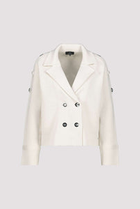 Monari - Trench Knit Jacket - Cream Beige
