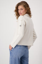 Load image into Gallery viewer, Monari - Trench Knit Jacket - Cream Beige
