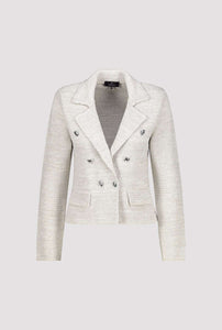 Monari - Tweed Knit Blazer - Warm Sand