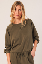 Load image into Gallery viewer, Indi And Cold - Adjustable Waist Sweatshirt - Mink 360
