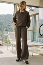 Load image into Gallery viewer, Indi And Cold - Adjustable Waist Sweatshirt - Mink 360
