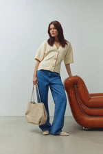 Load image into Gallery viewer, Noella - Lenyx Short Sleeve Knit Cardigan - Ivory
