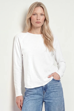 Load image into Gallery viewer, Rich And Royal - Organic Heavy Jersey Long Sleeve T-Shirt - White
