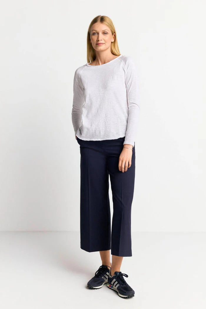 Rich And Royal - Organic Heavy Jersey Longsleeve Top - White